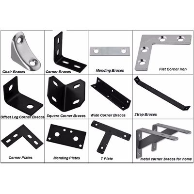 comprare Acciaio di stampo L / T / I / Forma crociata angolo di connessione piastra angolare braccia angolare piatta braccia per mobili online manufacture
