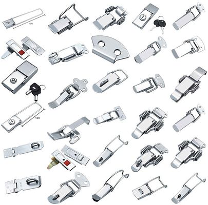 Pressa di stampaggio di precisione a catena con zinc nickel plating serratura a molla per la produzione a basso volume in inossidabile