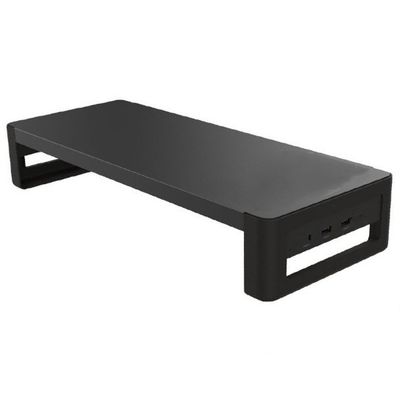 Stampaggio di precisione di metallo a supporto di monitor regolabile con base robusta progettazione ergonomica e gestione dei cavi