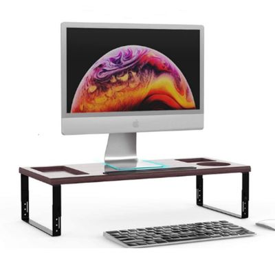 Stand di monitor pieghevole con alluminio leggero in lega di acciaio inossidabile stampaggio metallico altezza regolabile design portatile