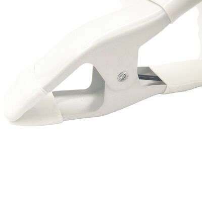 Logo personalizzato un tipo di acciaio di primavera abito da sposa pinza bianca clip Metallo parti di timbraggio una pinza di primavera