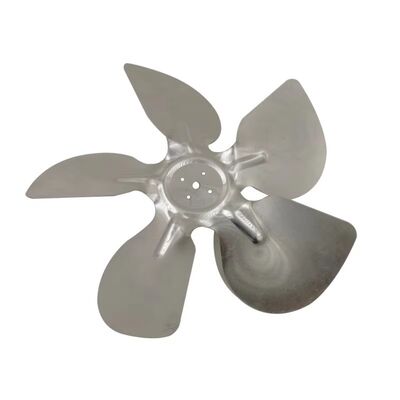 Parti per stampaggio in metallo personalizzate di ventilatore di 200 mm Parti di ricambio di ventilatore di alluminio Lame per raffreddamento ad aria
